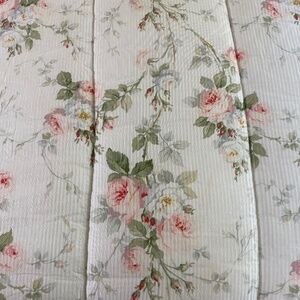 Ralph Lauren 1 Twin comforter floral pink roses French Country